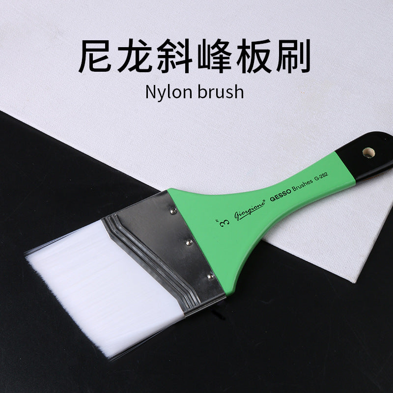 Giorgio Inner Brush Set Bristle Nylon Oil Acrylic Gouache Wall Painting Large Brush Row Brush Plate Brush Oblique